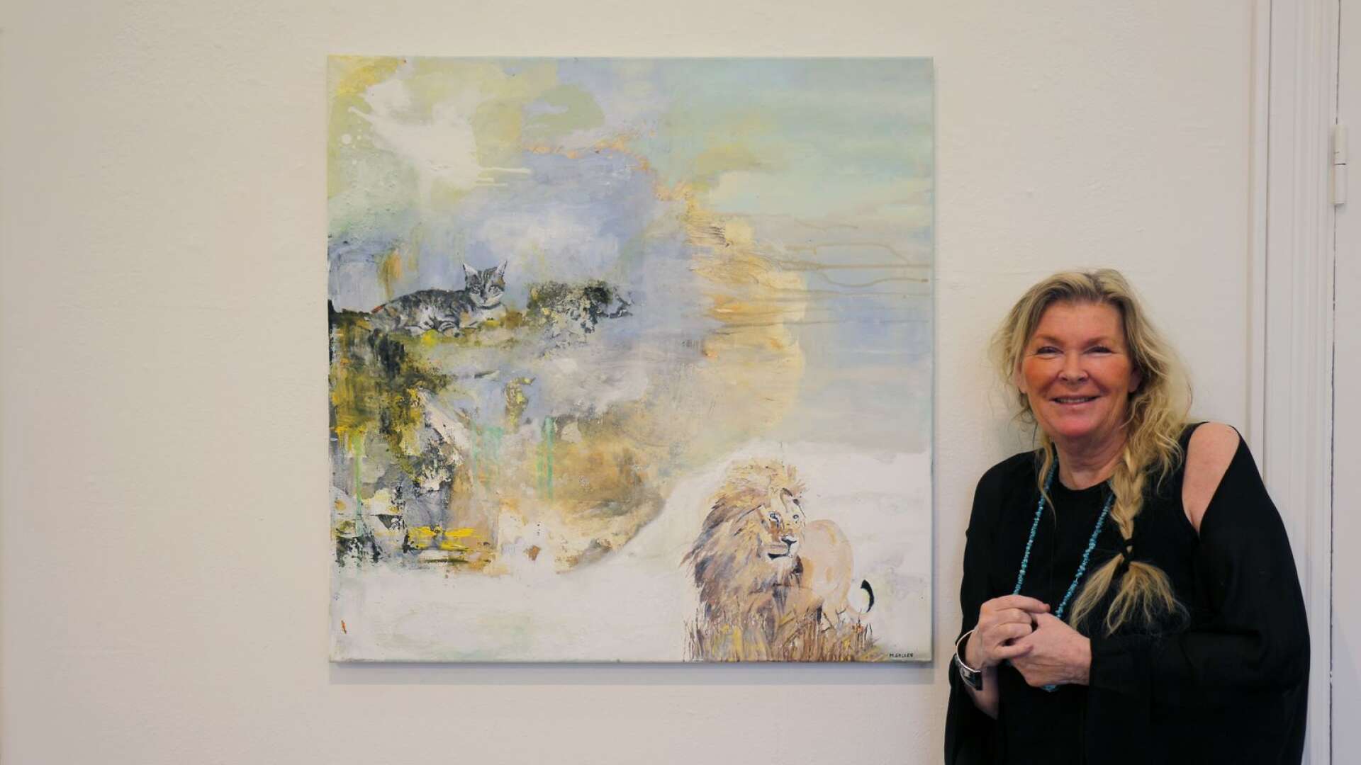 Bildkonstnären Margareta Gelles är aktuell med en utställning på Galleri Bergman i Karlstad.