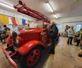 Denna 1930-tals brandbil kommer från Filipstad.