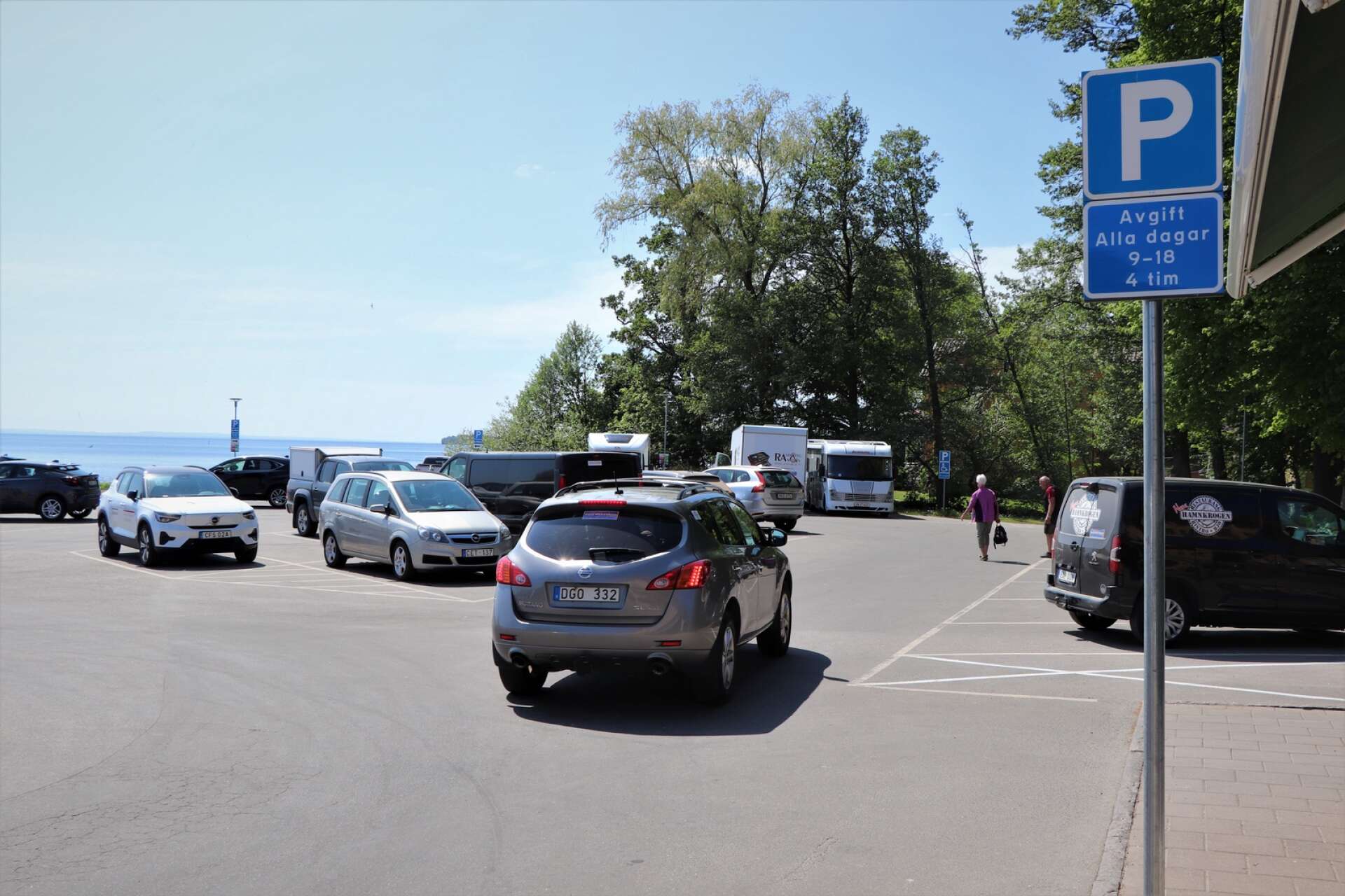Parkeringsavgift gångfartsområde Strömparterren parkeringsförbud p-förbud