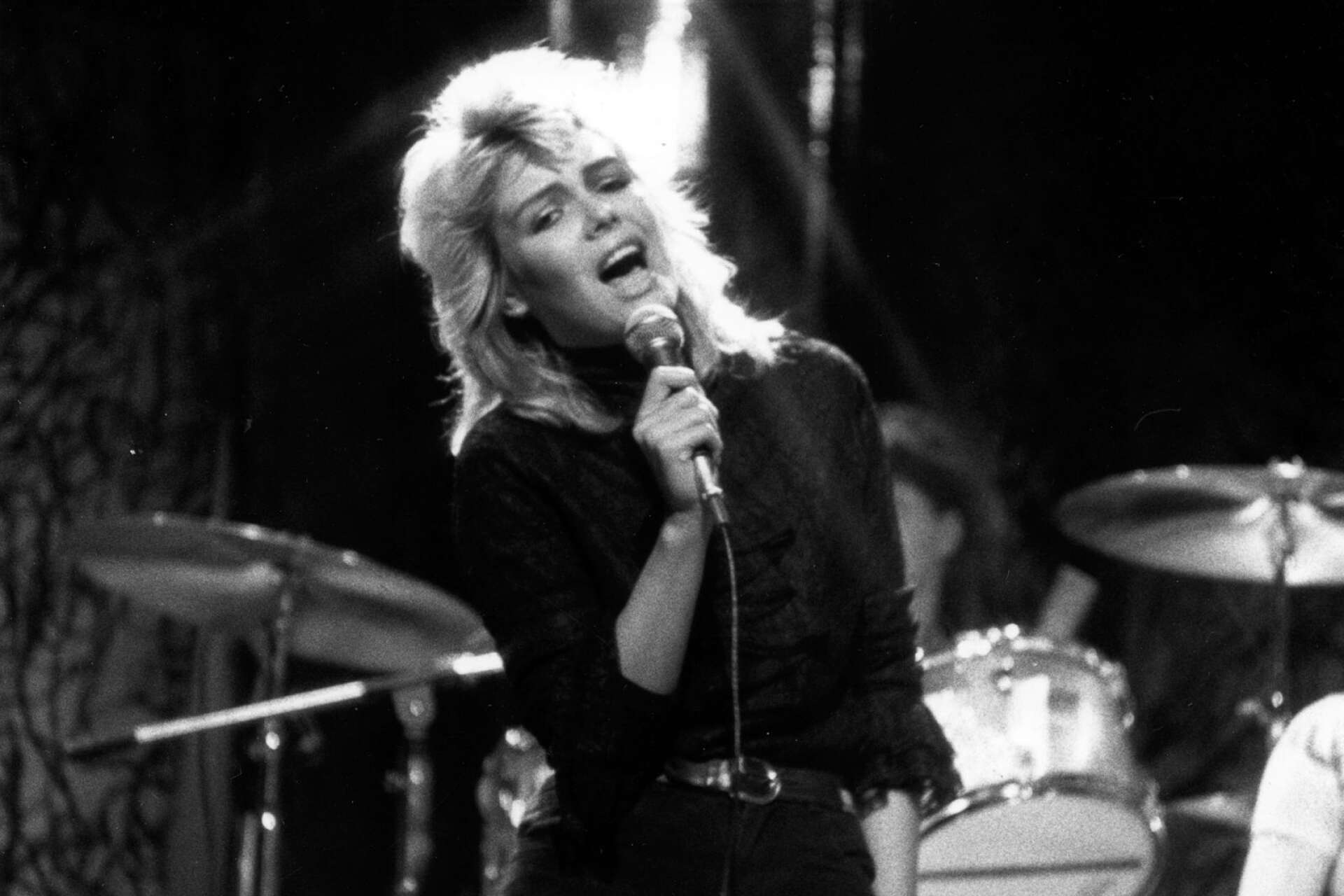 Kim Wilde under en konsert i Stockholm under genombrottsåret 1981.
