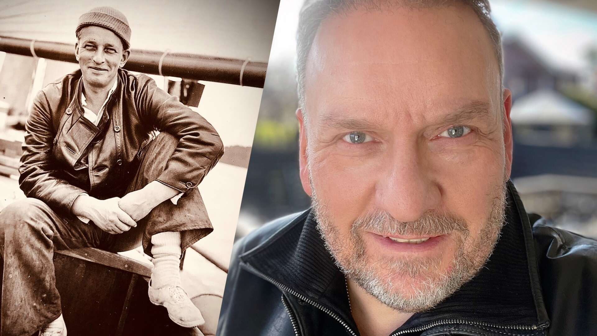 Filmaren och författaren Anders Nilsson är aktuell med ”Spionernas krig” där bland andra Teddy Ternberg (till vänster), som under andra världskriget var chef för den svenska hemliga militära underrättelsetjänsten, är med.