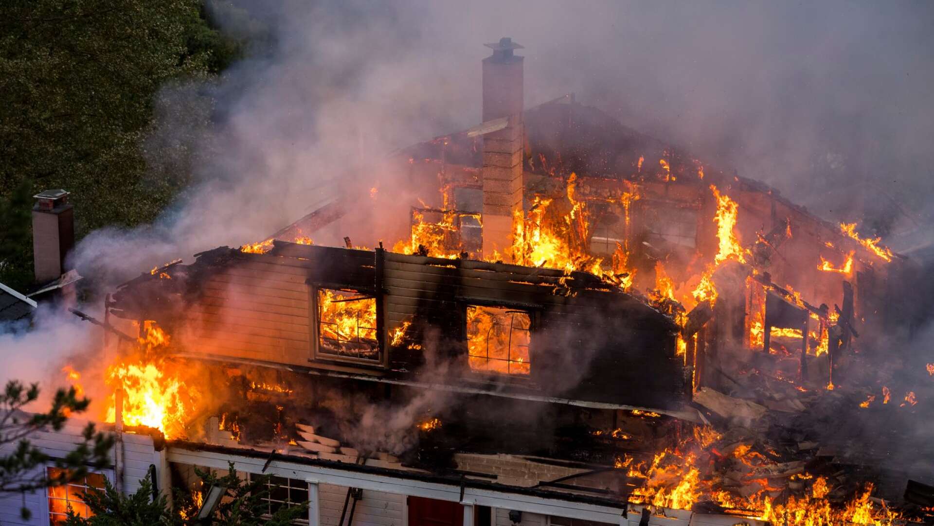 246 bränder i bostäder inträffade i Värmland förra året, 139 av dessa var i villor.
