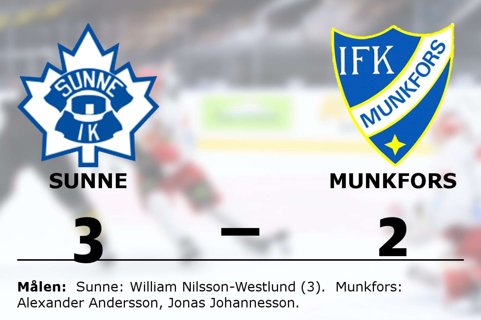 Sunne IK vann mot IFK Munkfors
