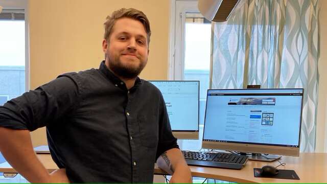 Anders Forsberg jobbar som digital lots i Kristinehamns kommun.