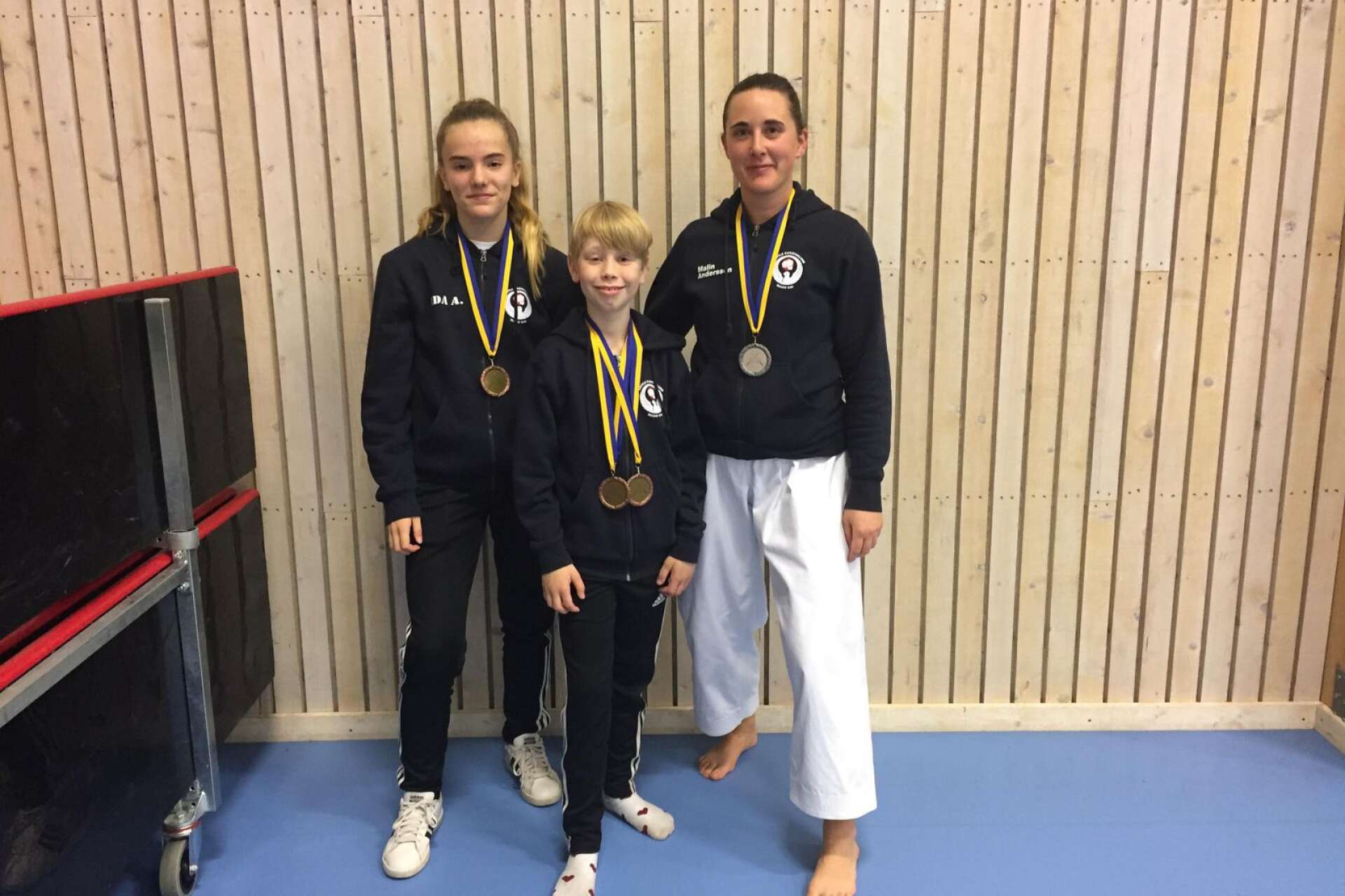 Ida Axelsson, Adam Nilsson och Malin Andersson från Säffle karateklubb fick med sig medaljer hem från Swedish Kobujutsu Open i Sundbyberg.