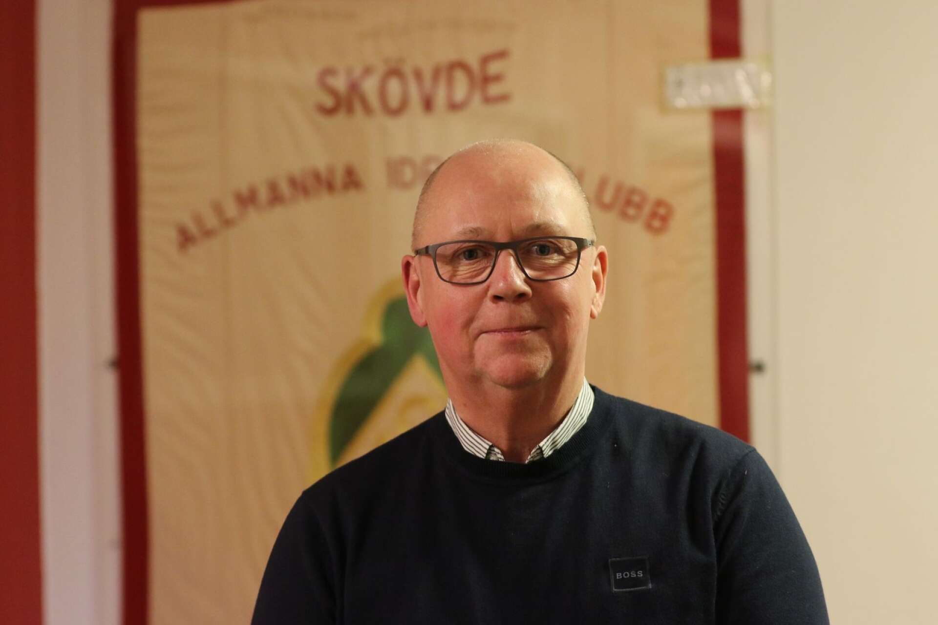 Lennart Ek, ordförande i Skövde AIK.