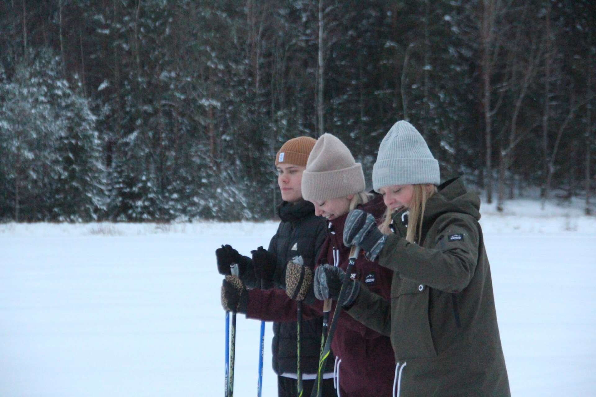 Anton, Tilde och Linnea gjorde upp om B-finalen. 