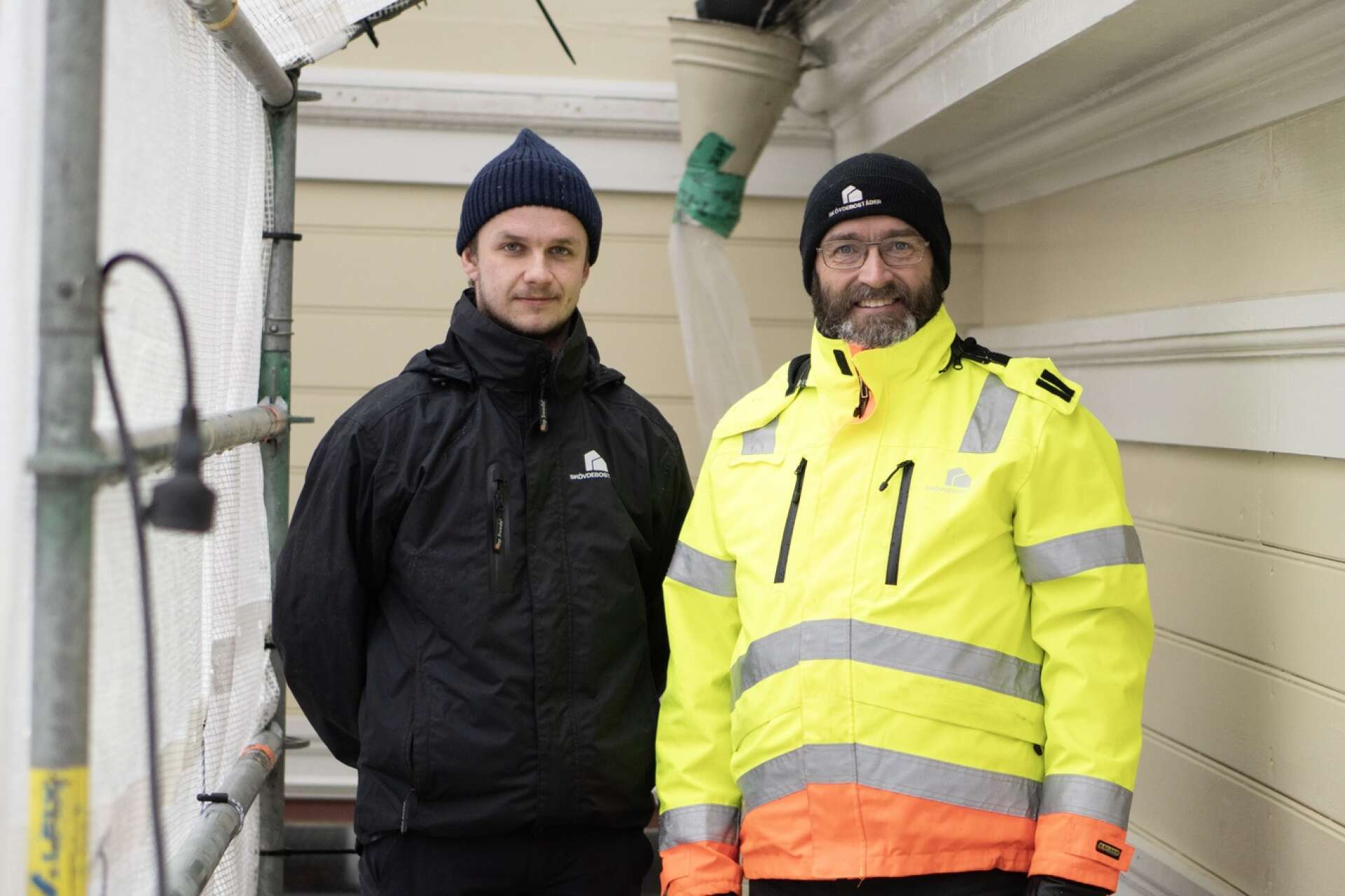 Nils Liljebo, biträdande förvaltare, och Mattias Eriksson, chef för teknisk service.
