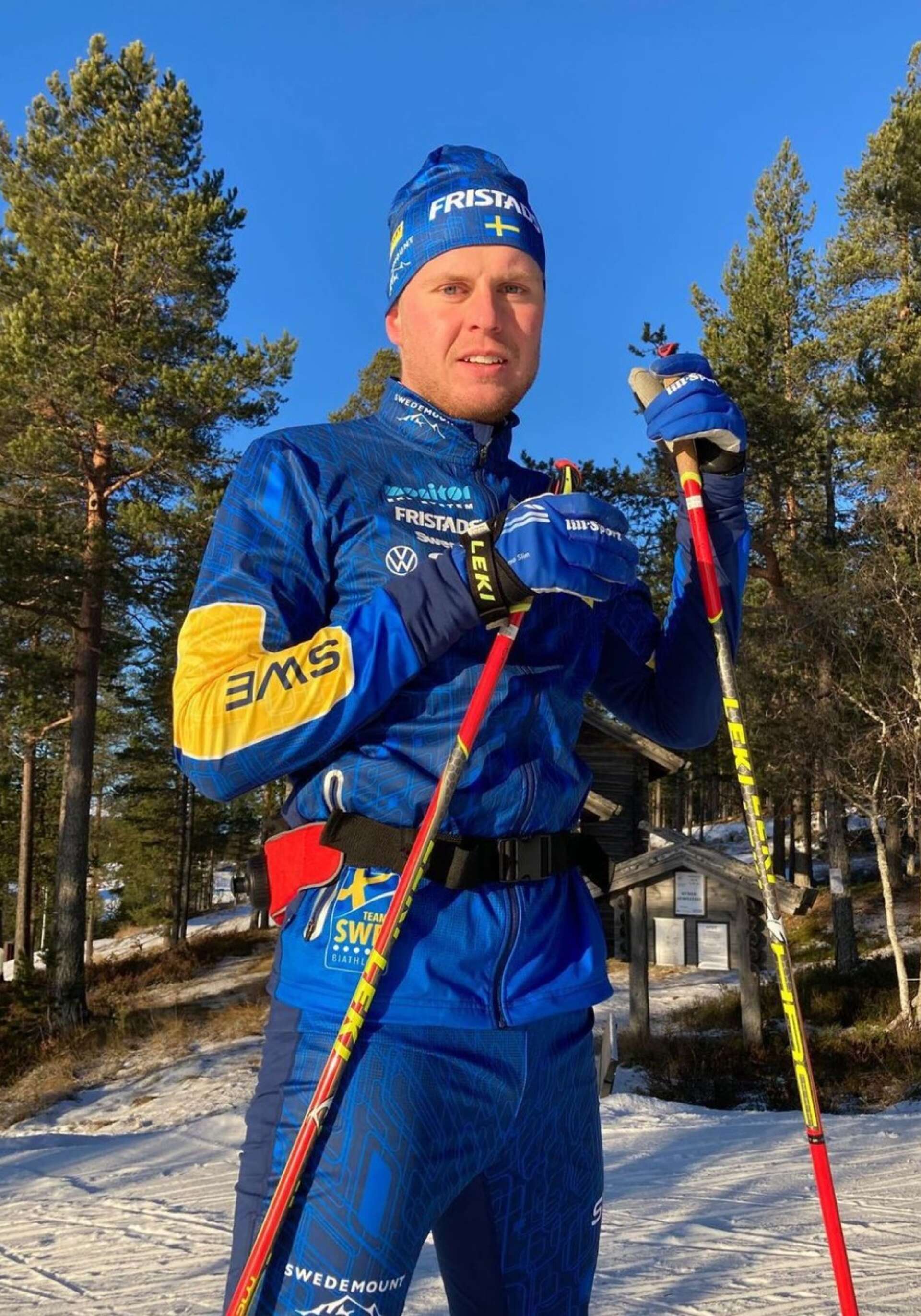 Emil Nykvist stod för ännu en stabil tävling i fredagens sprint. Arkivbild.