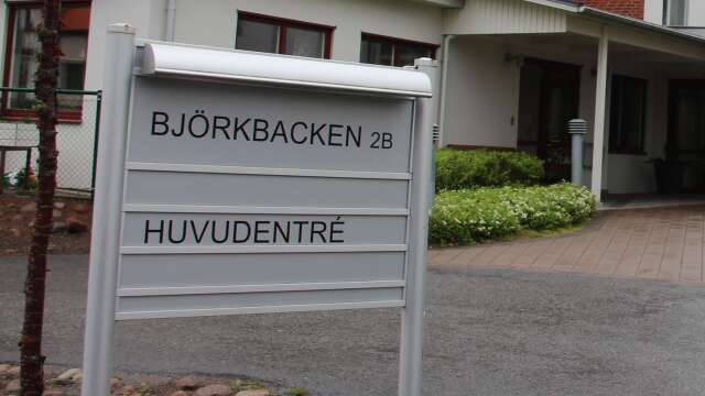 Björkbacken är ett av de kommunala äldreboenden där träffar med anhöriga sna ska vara möjliga.