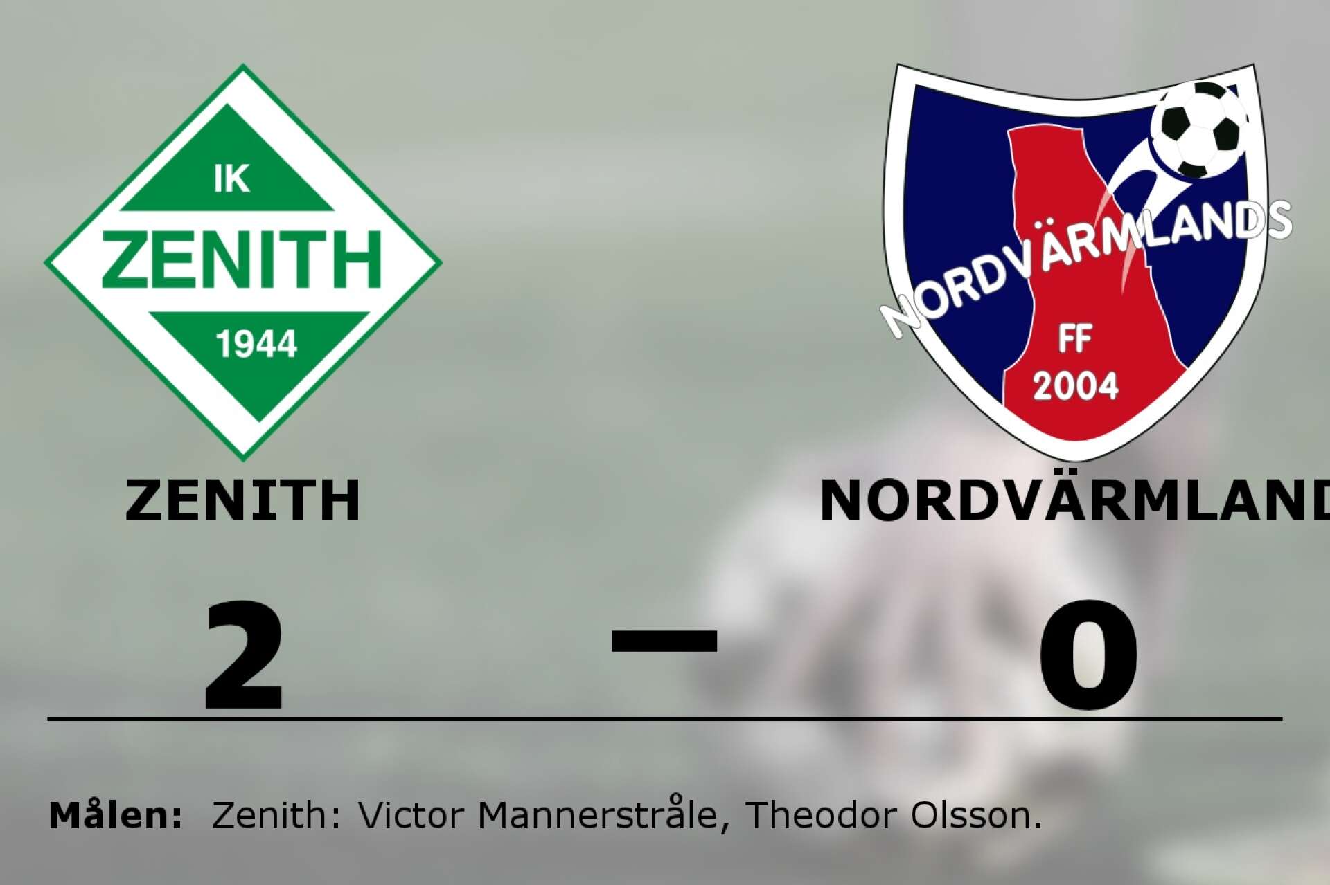 IK Zenith vann mot Nordvärmlands FF
