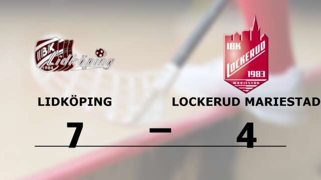 IBK Lidköping vann mot IBK Lockerud Mariestad