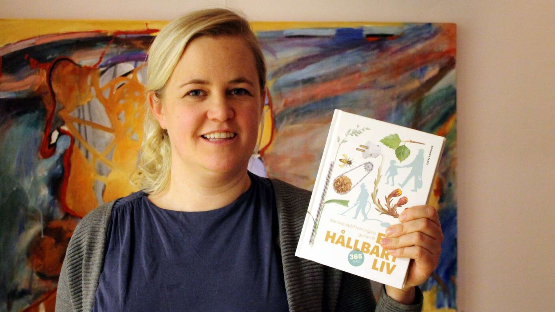 Johanna Stål gästade Kulturhuset Silvénska och föreläste om hållbarhet.