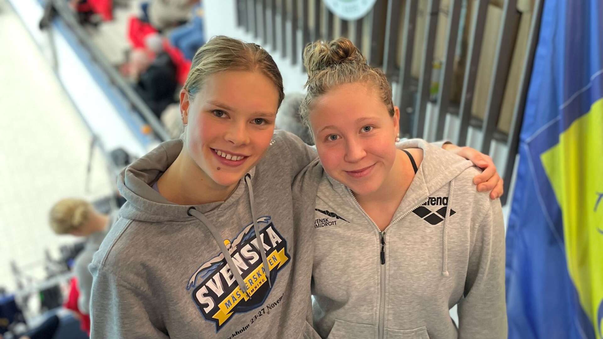 Sara Sjölander och Miranda Wahlstedt simmade till sig varsin medalj i Ungdoms-SM. 
