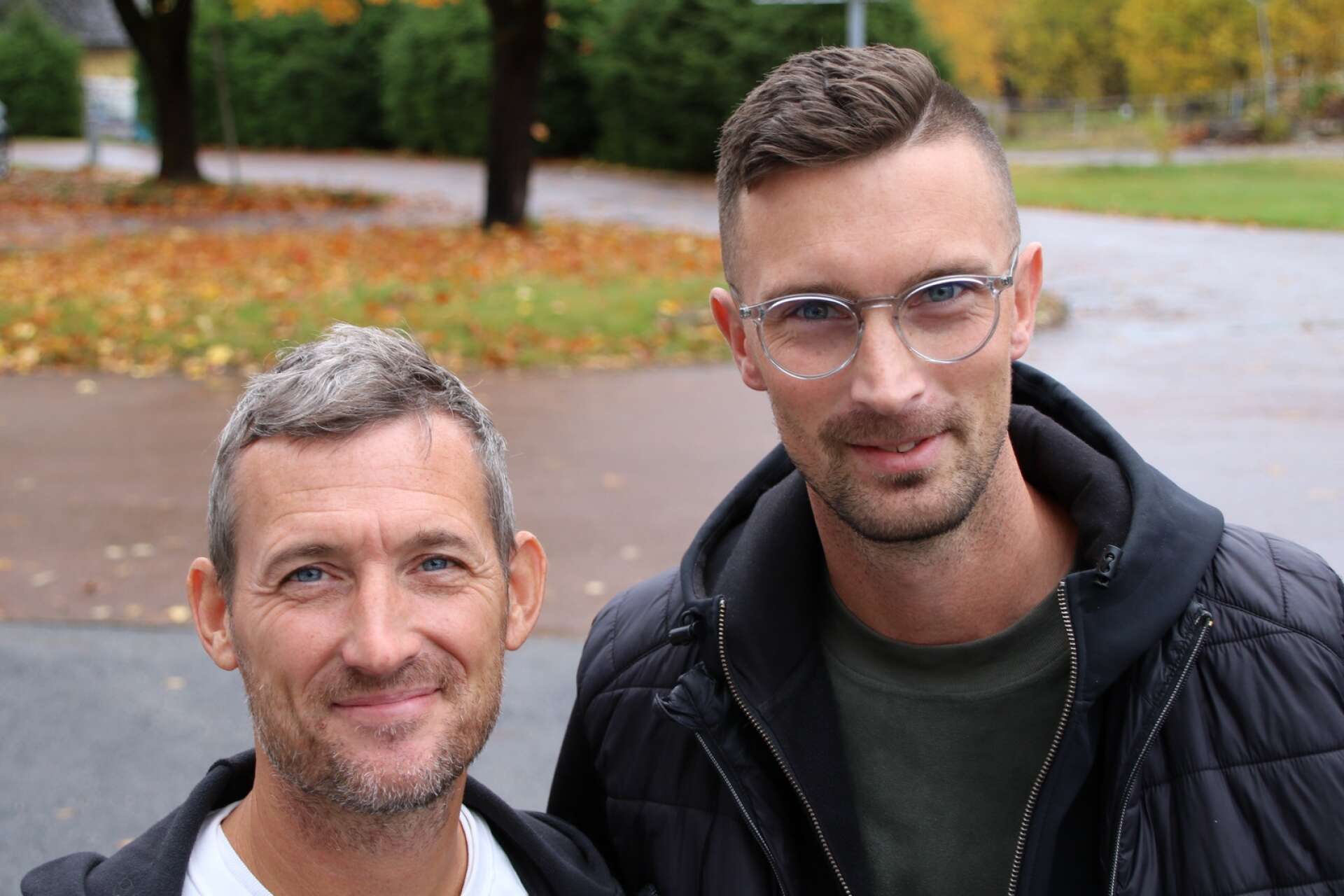 Patrik Bergwall (till vänster) och Gustaf Ryhed har varit vänner i många år. 