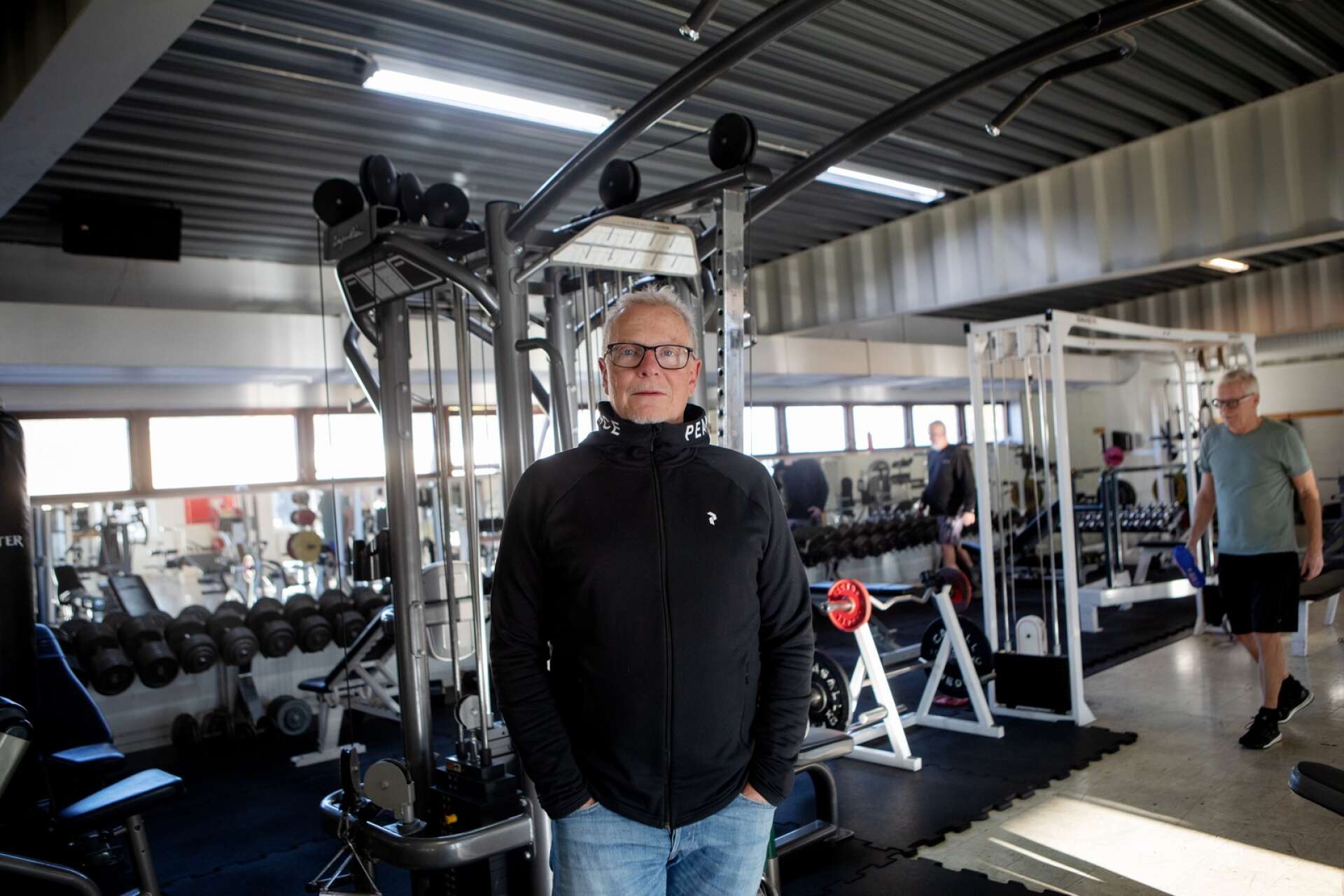 Pär Rosenqvist driver Davids Träningscenter tillsammans med sin bror. ”Det här är mitt lilla lufthål i tillvaron”, säger han.