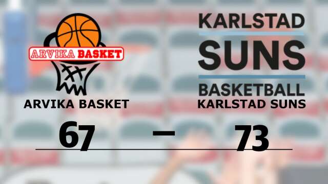 Arvika Basket förlorade mot Karlstad Suns