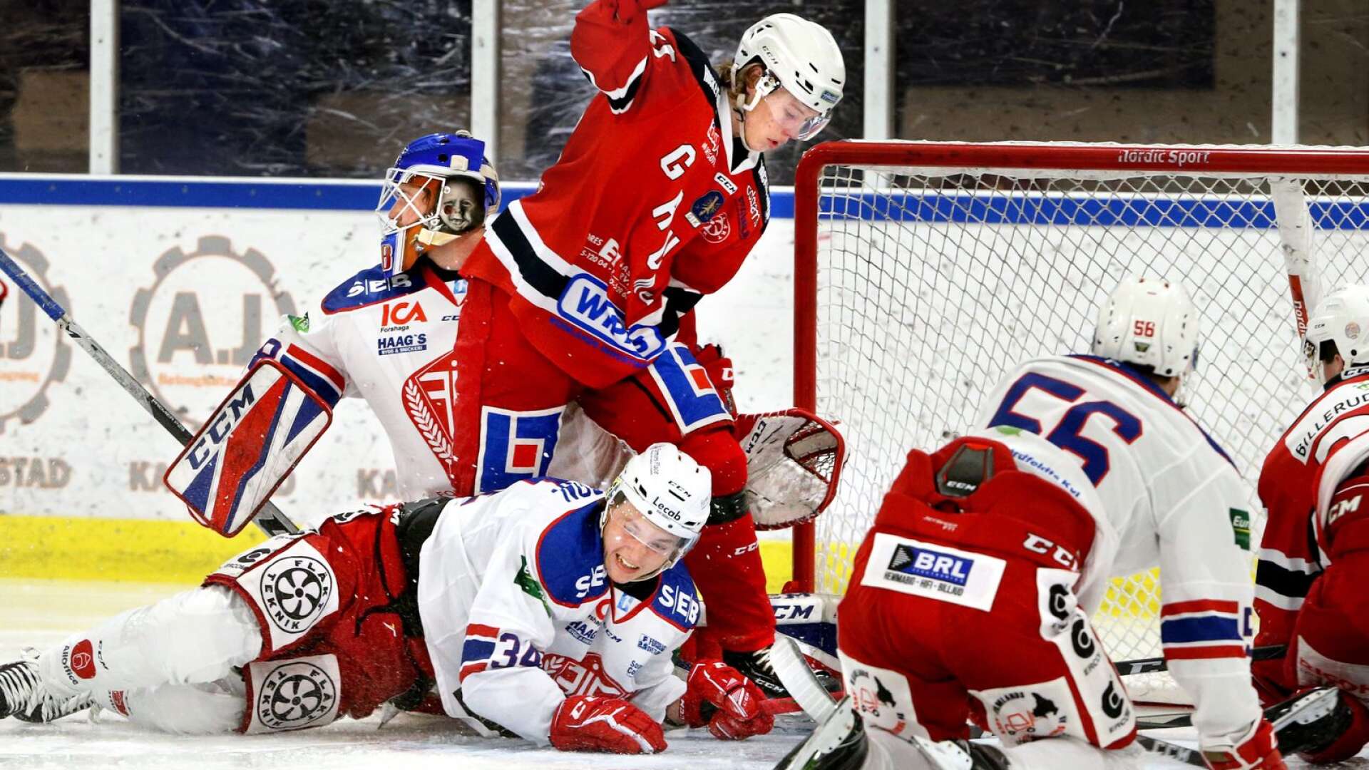 Hockeyettans två värmländska bidrag gör upp i Forshaga.
