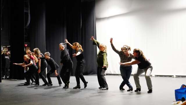 Loud Dance Company hade en öppen träning för att visa hur de tränar inför en föreställning.