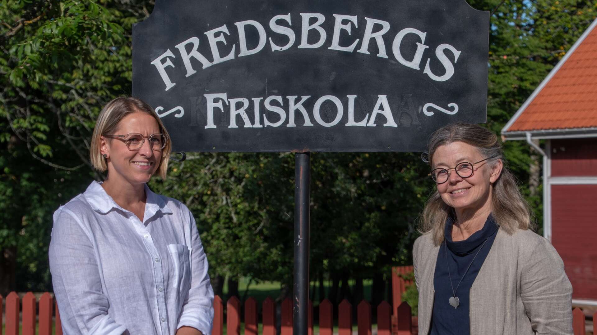 Det finns en del missförstånd kring vad en friskola är, menar biträdande rektor Marlene Lundin och rektor Maria Lahrin på Fredsbergs friskola.
