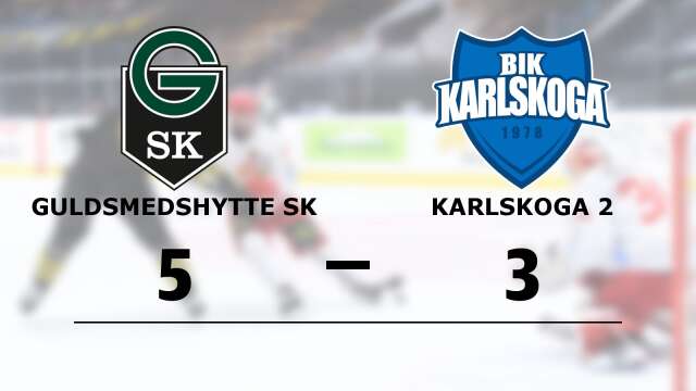 Guldsmedshytte SK vann mot BIK Karlskoga Junior