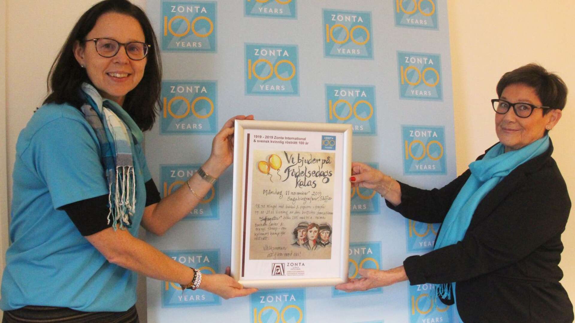 Zonta International fyller 100 år. Marjola Koch och Maud Sinclair hoppas att många vill komma på kalaset på måndag.