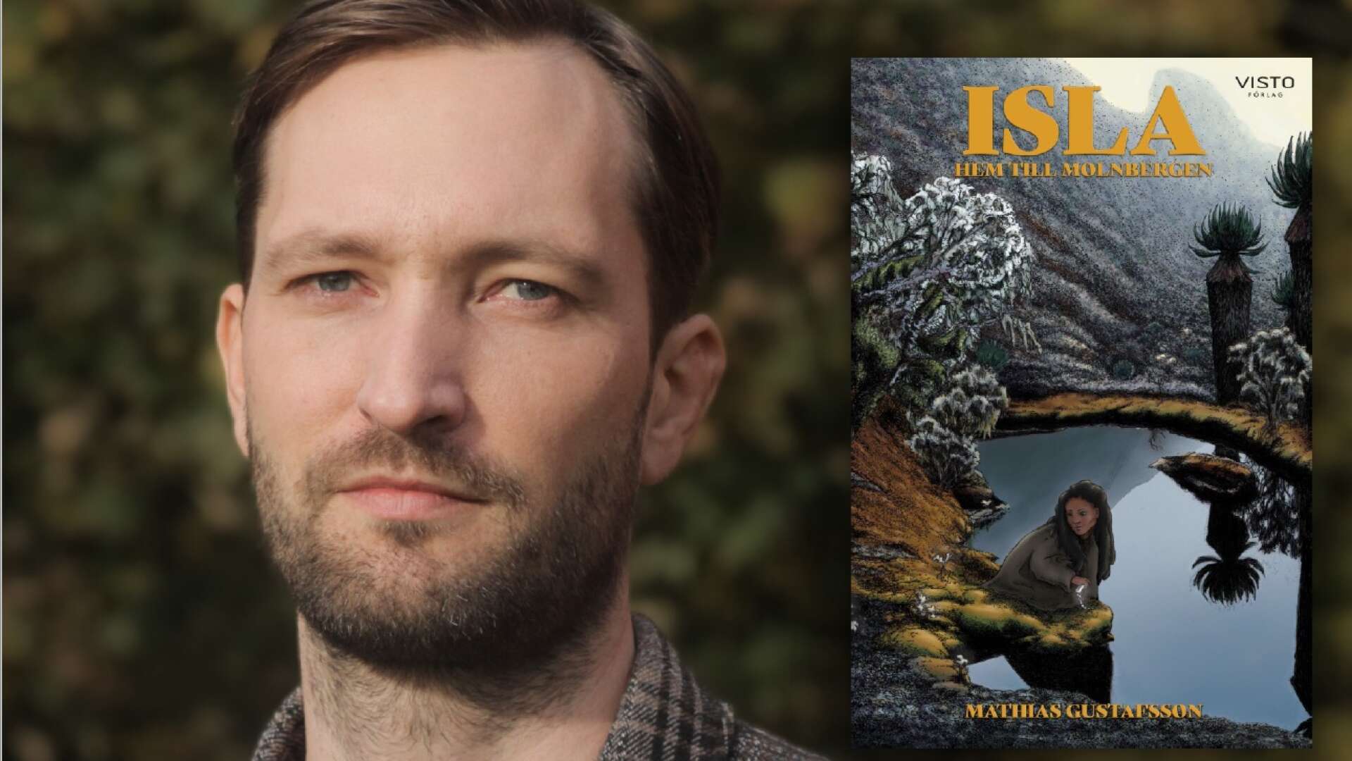 Mathias Gustafsson från Gustavsfors debuterar med äventyrsbok för barn.