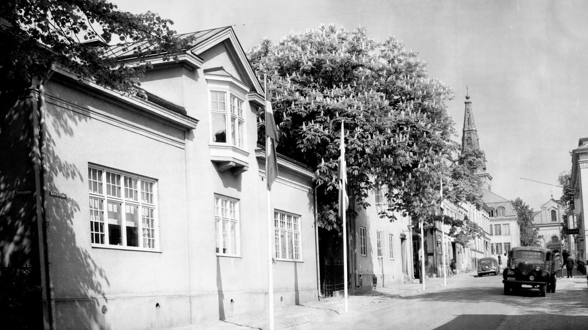 Södra Kyrkogatan 5-11 på 1940-talet.