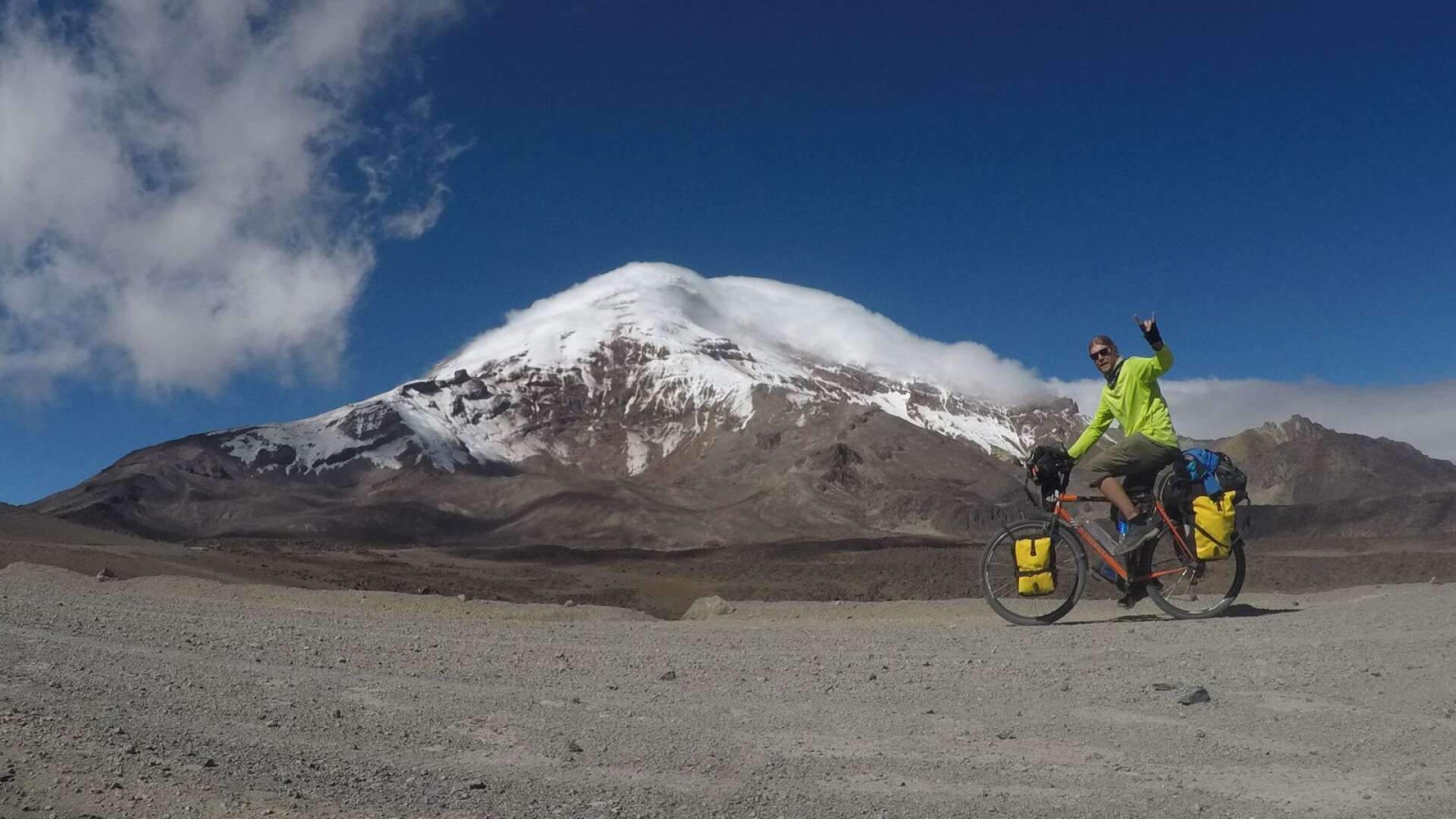Snöklädda toppar. Utanför Asien har Anderna de högsta bergen i världen.