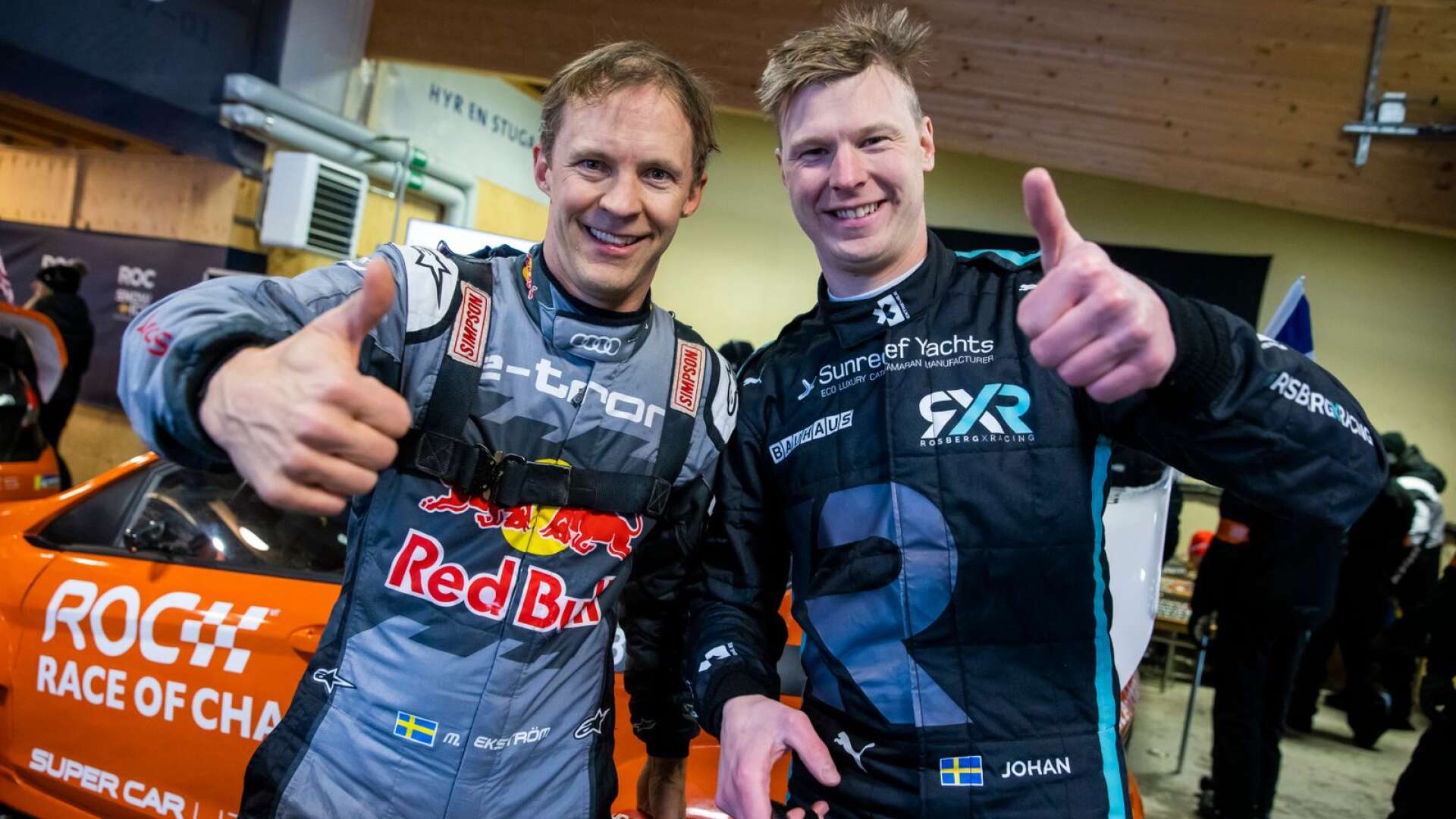 Mattias Ekström kör RallyX i Höljes och ställs mot bland andra världsmästarkollegan Johan Kristoffersson.
