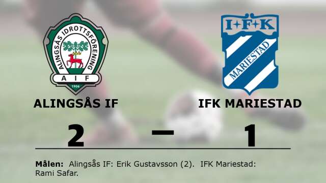 Alingsås IF FF vann mot IFK Mariestad