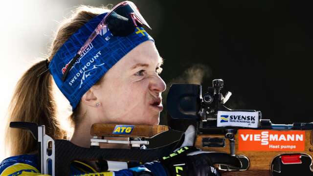 Mona Brorsson hade ställt in siktet rätt på säsongens sista sprint i Holmenkollen, där det blev fullt skytte och fin placering.