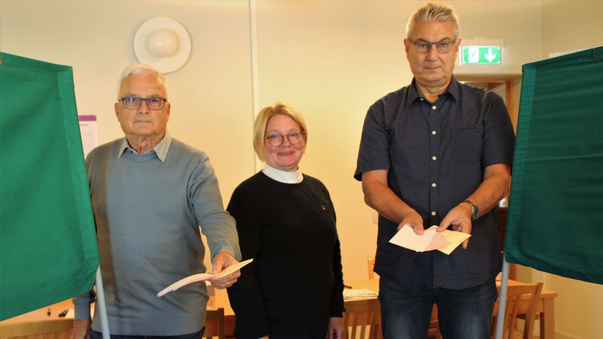 En chans att påverka. Kent Hansson, AnnaLena Nordlund och Dag Hardyson uppmanar kyrkans medlemmar att gå och rösta i kyrkovalet.