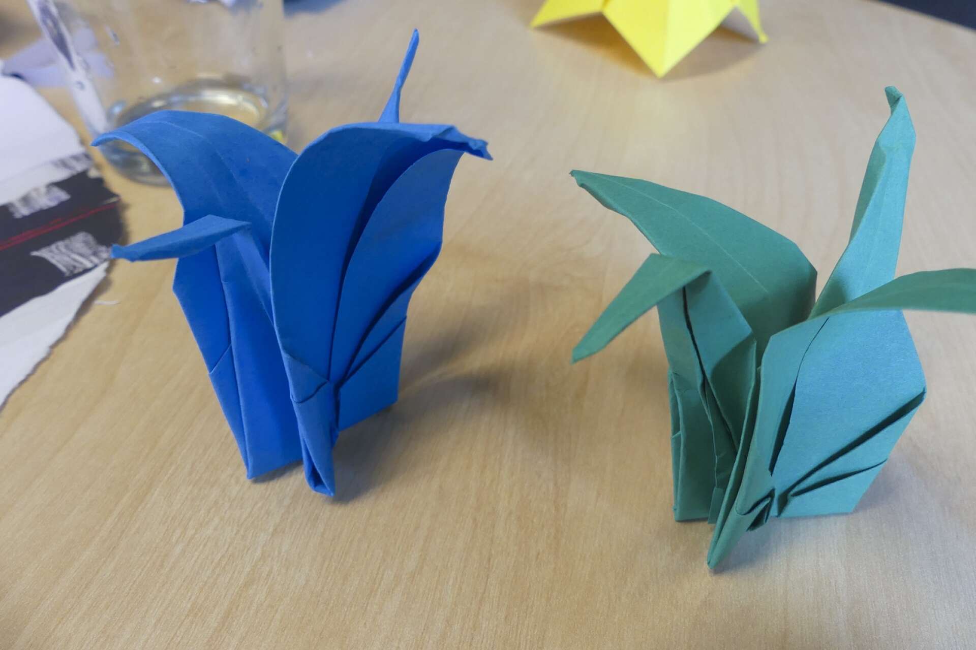 Origami är en av veckans påsklovsaktiviteter. Genrebild.