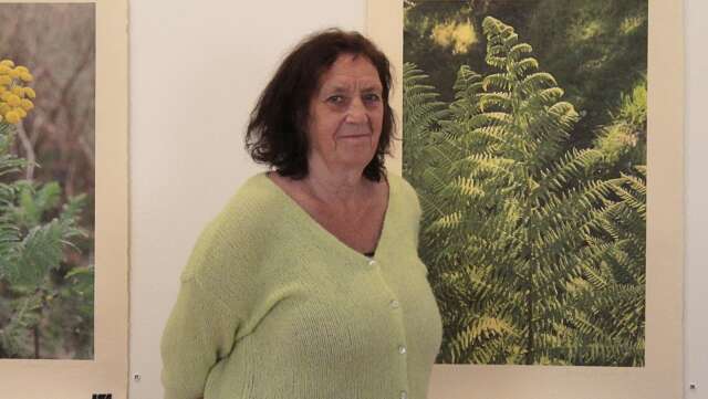 Maria Gradin ställer för första gången ut sin konst i Karlskoga. 