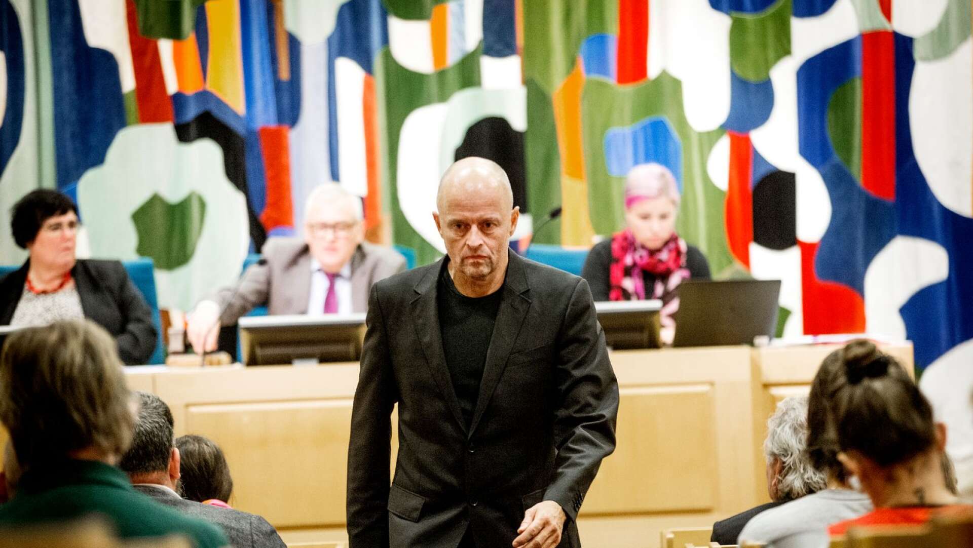 Peter Sörensen, Karlstadpartiet, var mycket besviken efter resultatet under torsdagens fullmäktigemöte.
