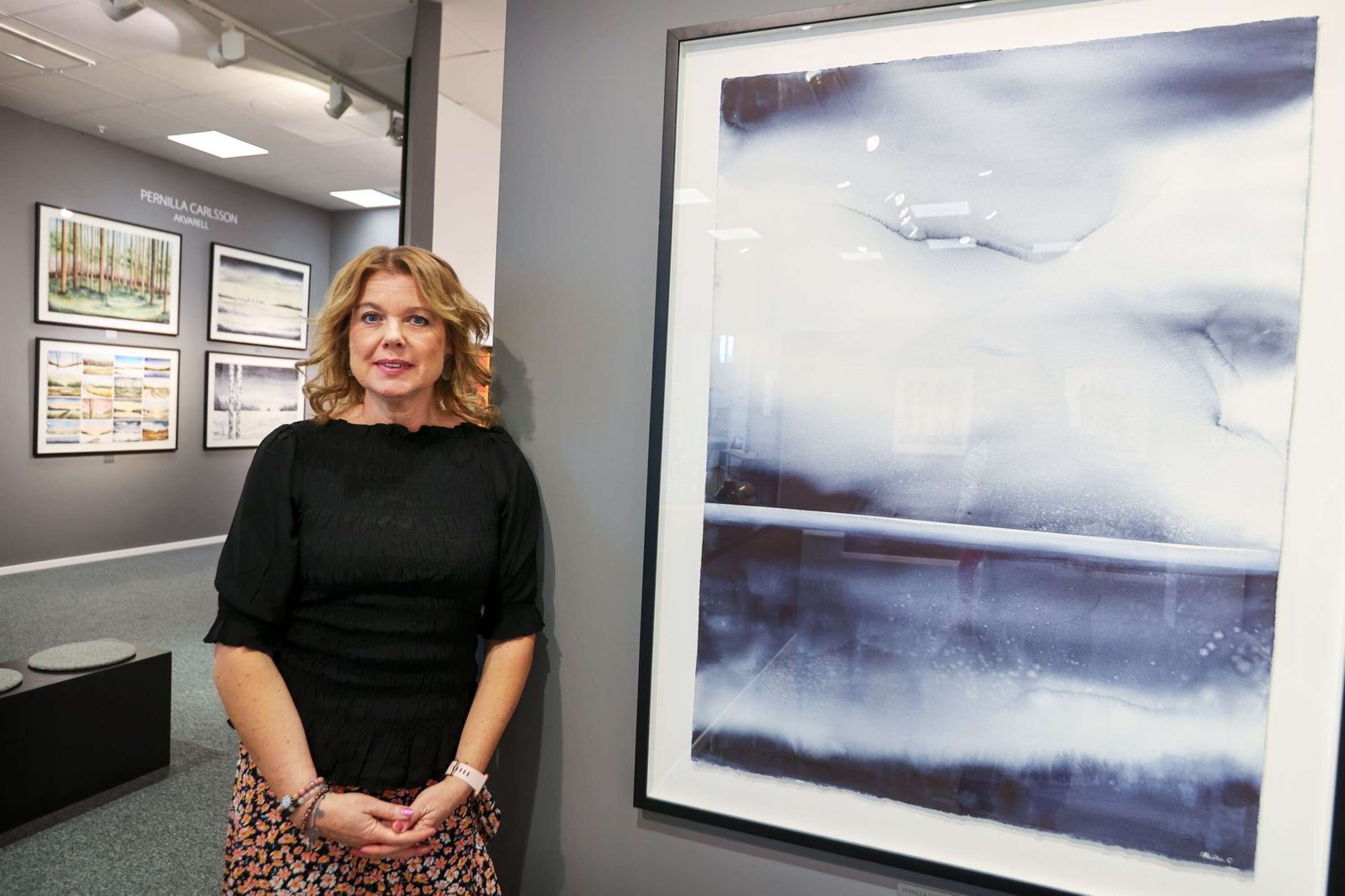 Pernilla Carlsson är en av de drivande konstnärerna bakom nya Hammarö Art Gallery.