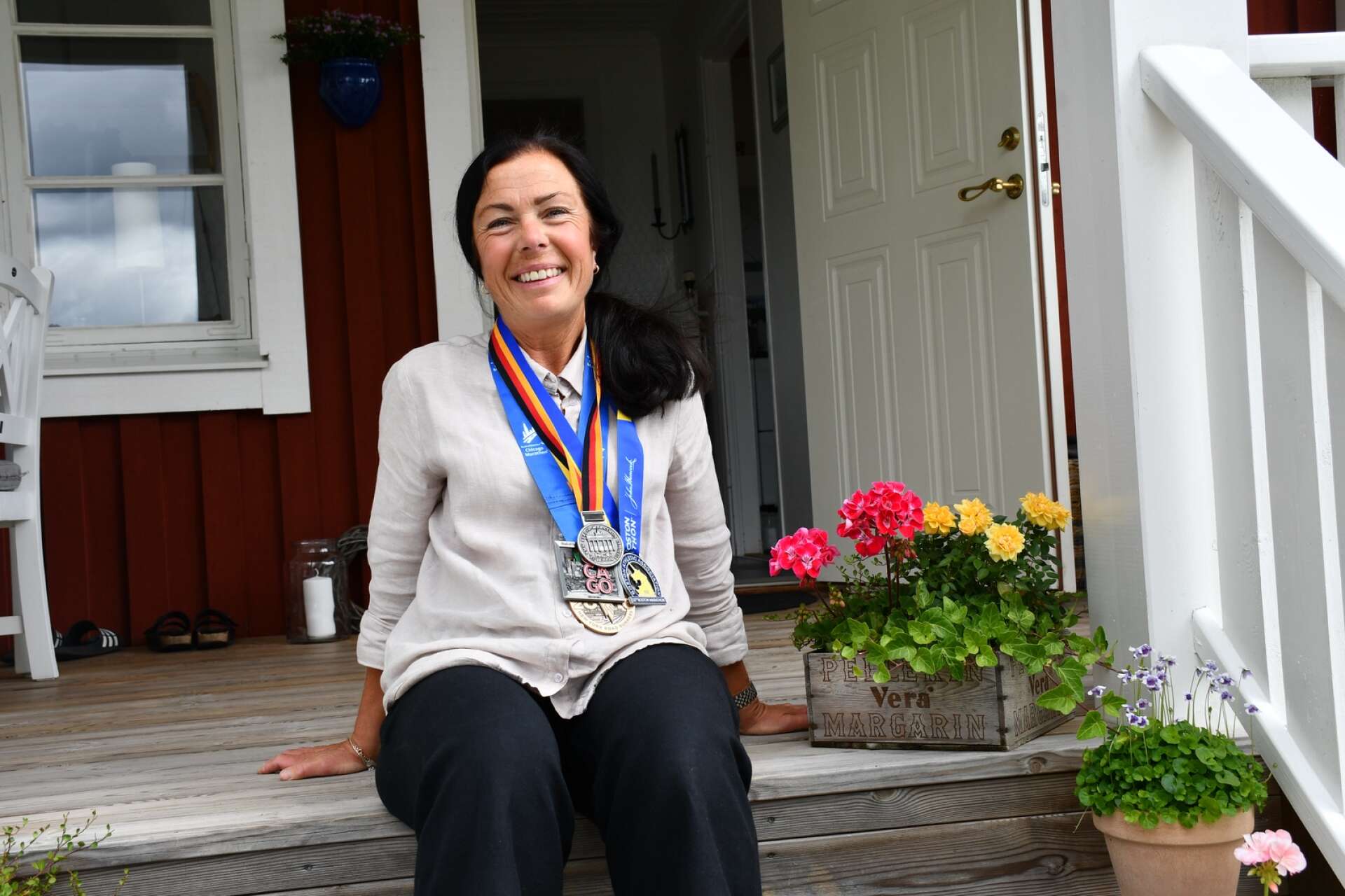 Birgitta Nilsson i Skjutsbol har sprungit 21 maraton. Och snart har hon sprungit världens sex största maraton som ingår i Abbott World Majors. 