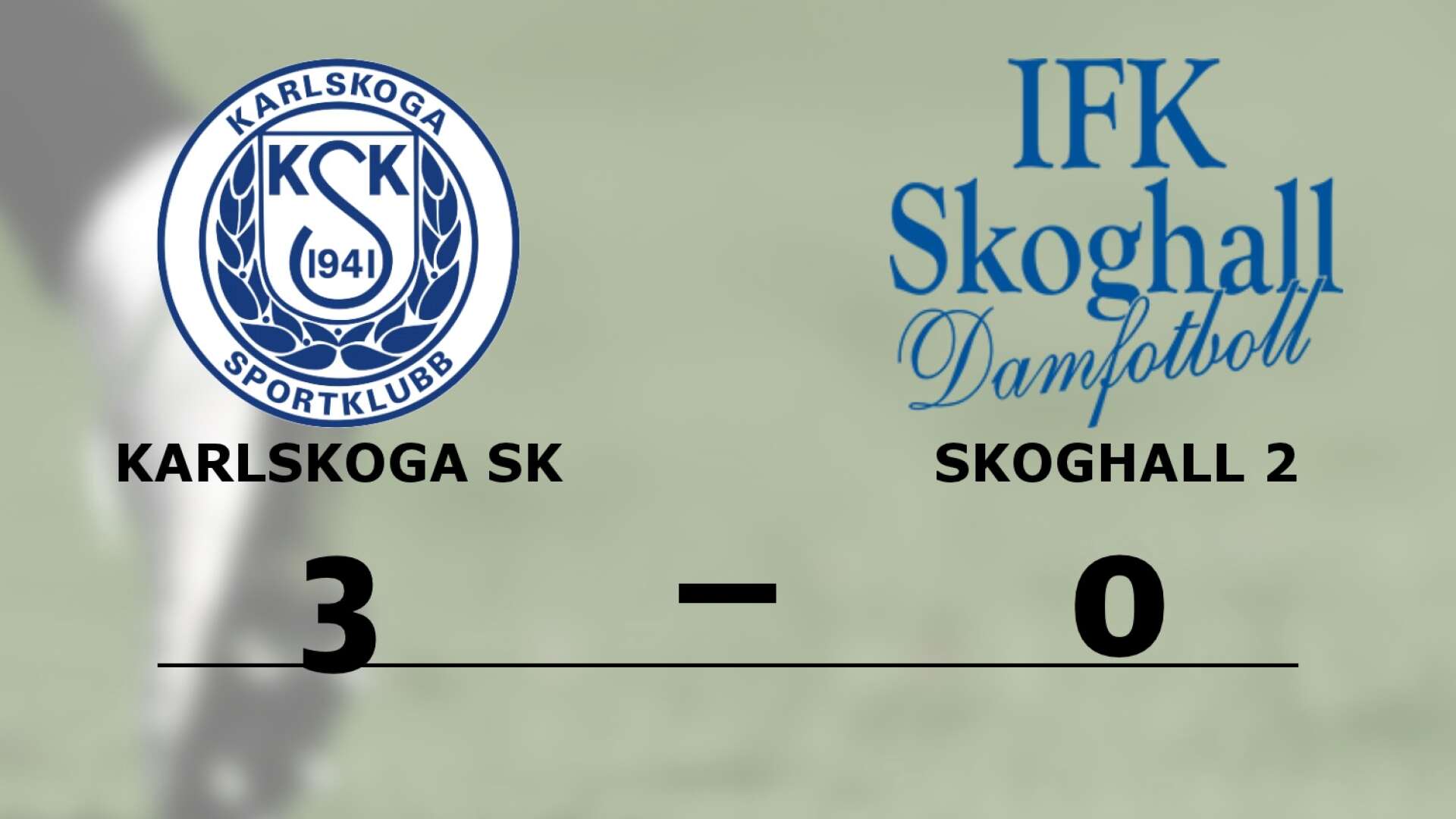 Karlskoga SK vann mot IFK Skoghall DF