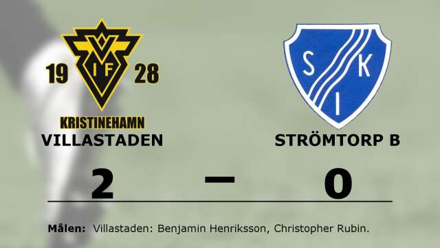 Villastadens IF vann mot Strömtorps IK