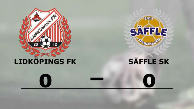 Lidköpings FK spelade lika mot Säffle SK