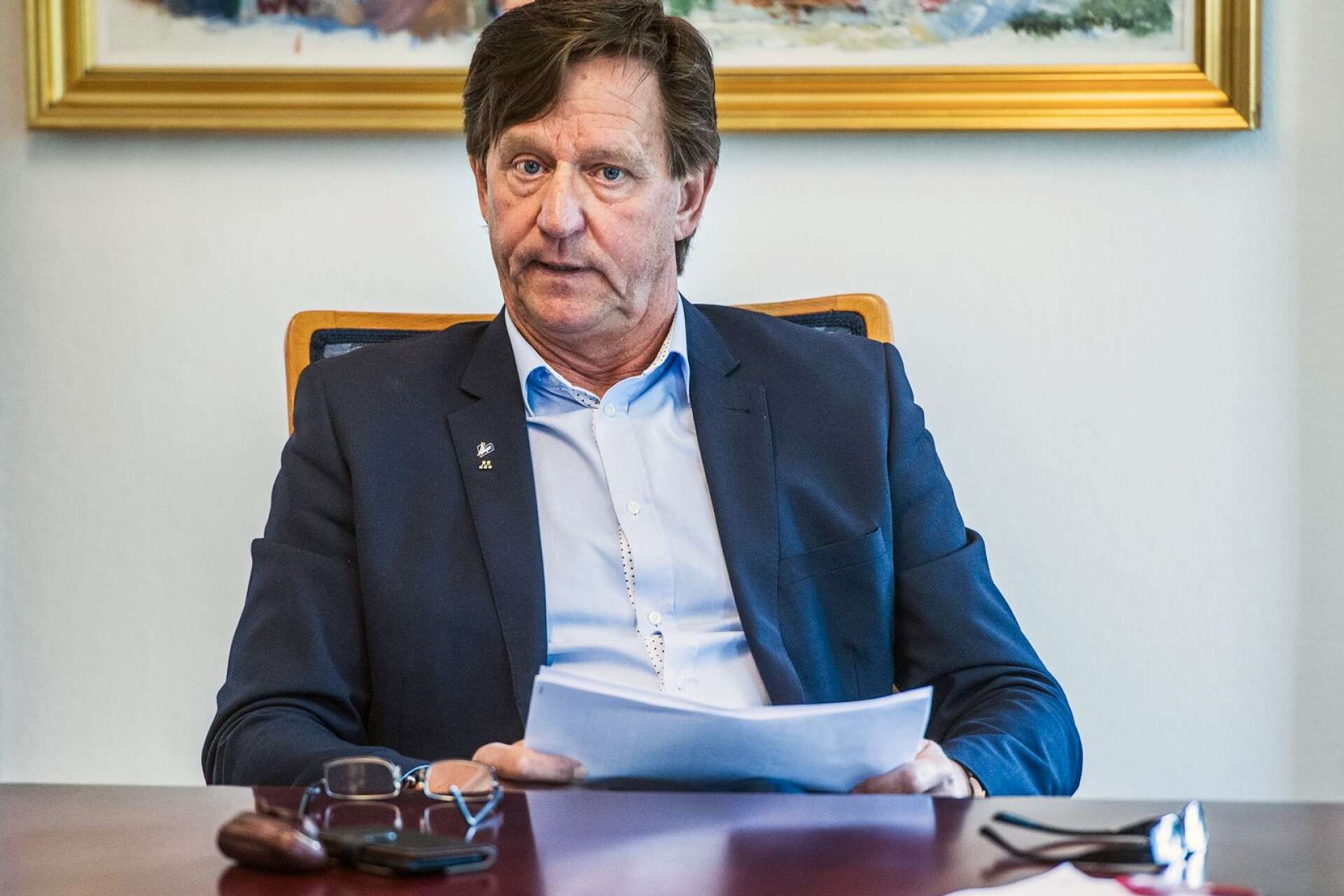  Bosse Henriksson (M) kommunstyrelsens ordförande i Hammarö kommun. 
