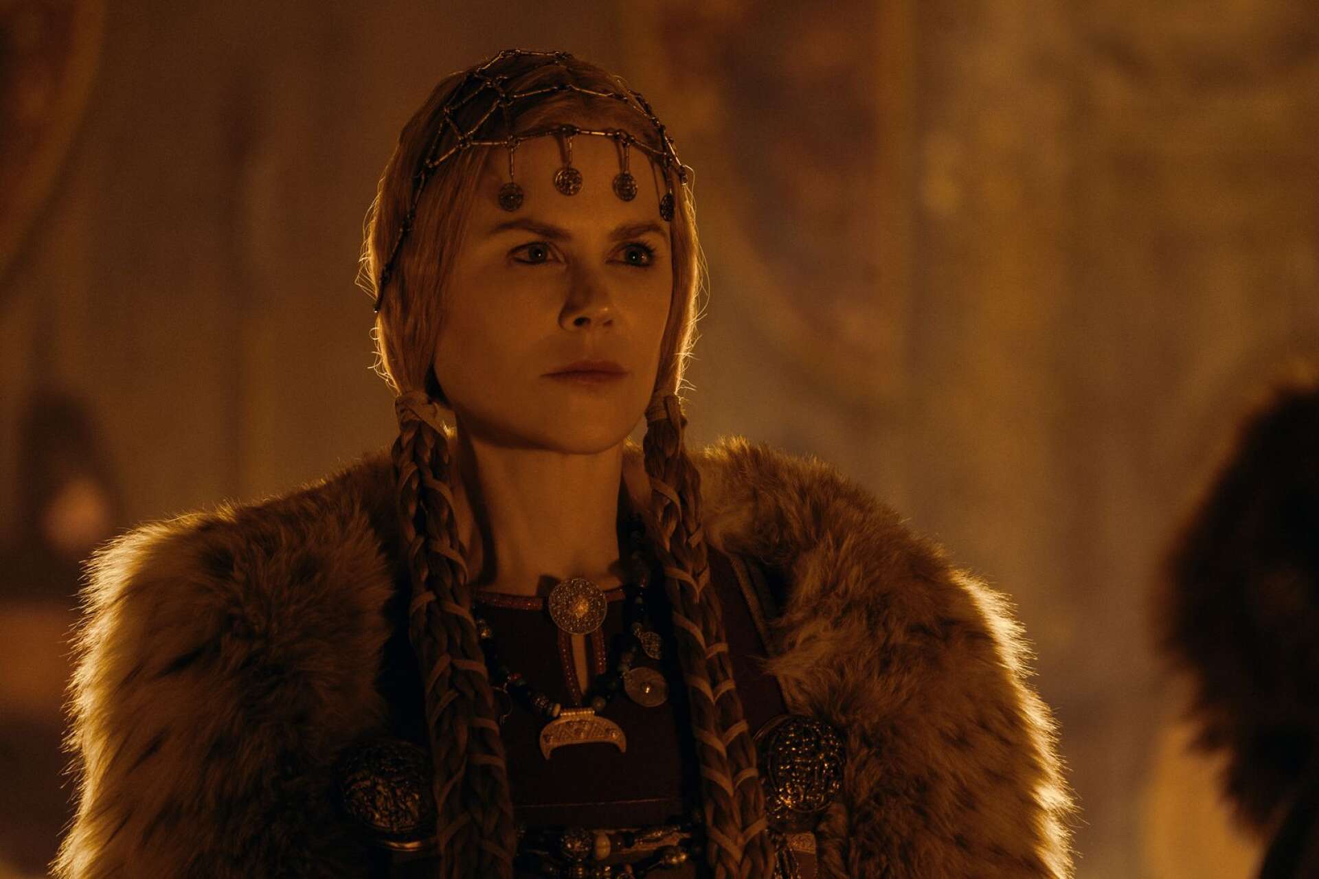 Nicole Kidman i rollen som drottning Gudrún i ”The Northman”.