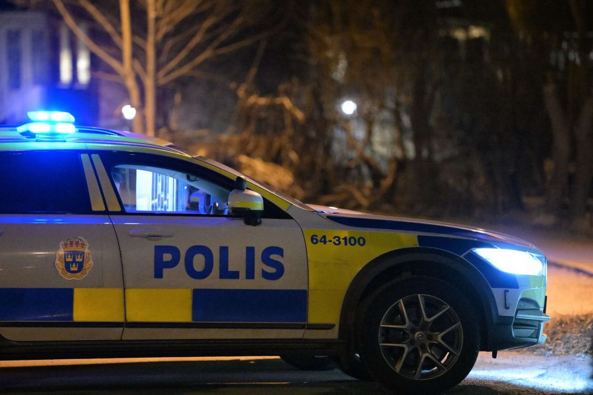 Polisen larmades till en villa i Torp.