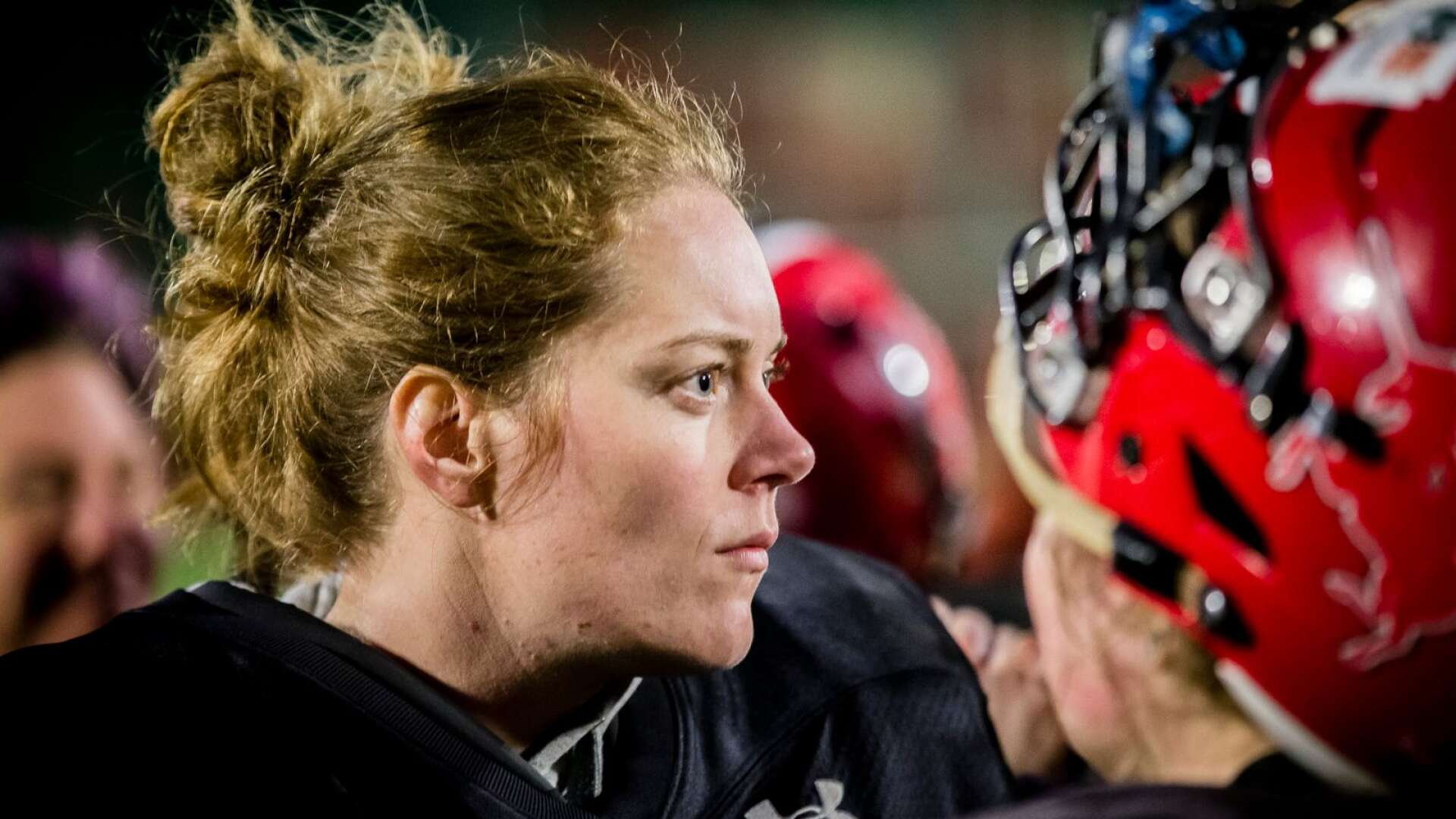 Nathalie Bengtsson är spelande sportchef för Crusaders lag i division 1 dam.