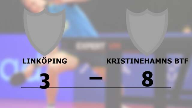 Linköpings PK förlorade mot Kristinehamns BTF