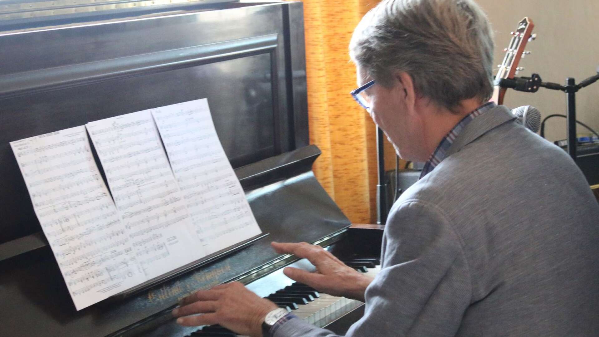 Skicklige pianisten Tor Haugum.