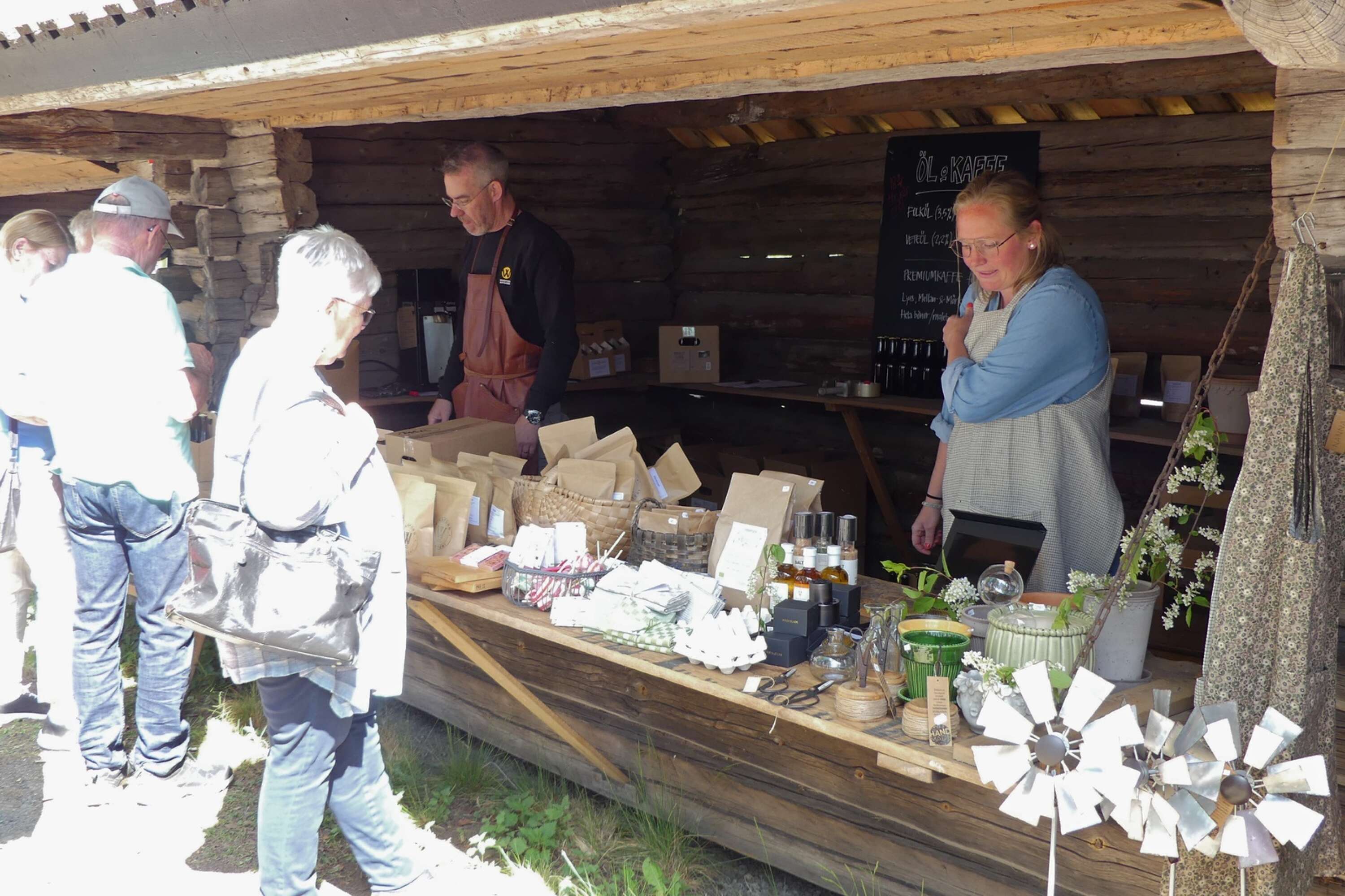 Mat- och trädgårdsmässa vid marknadsbodarna i Nysäter