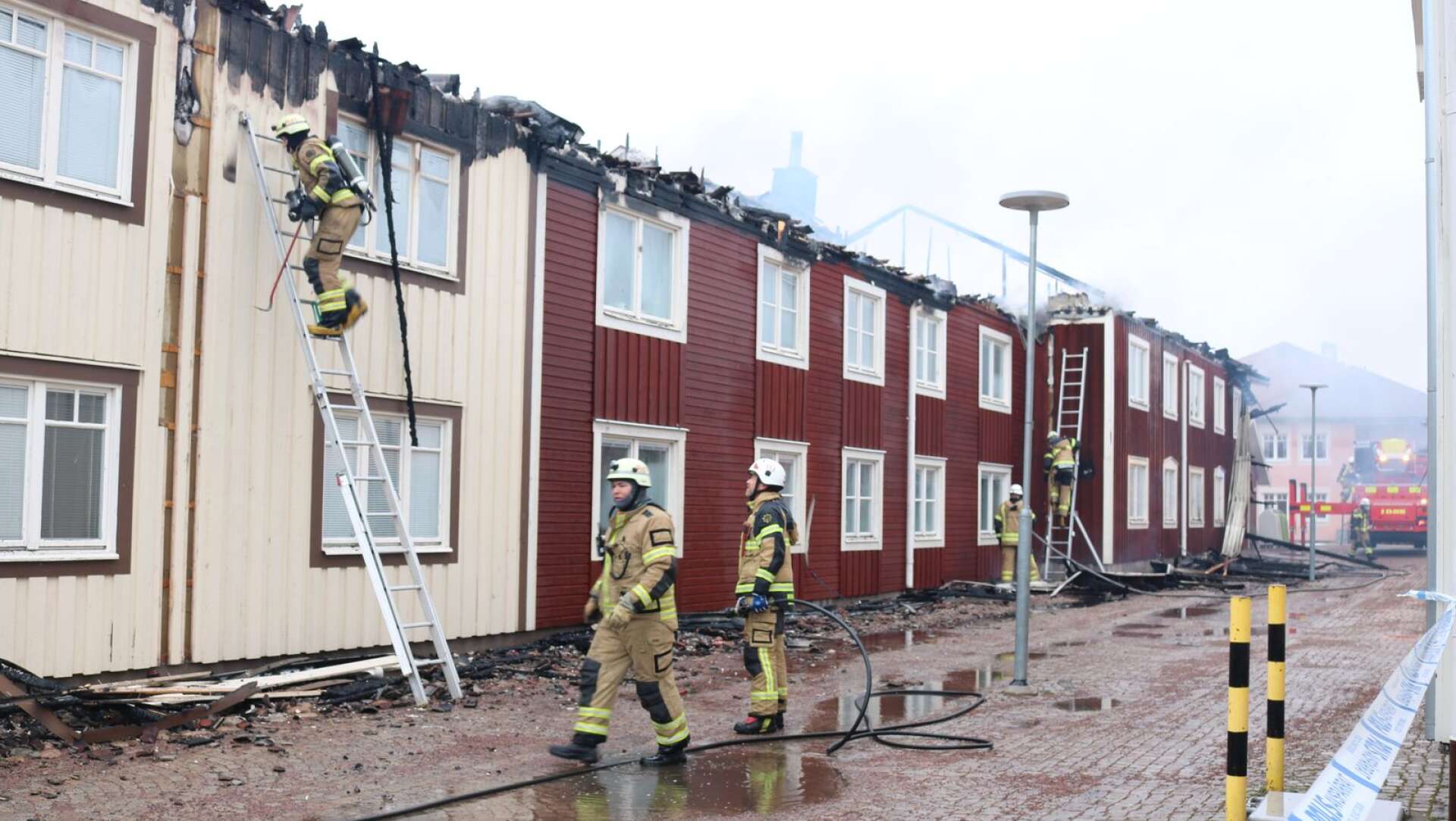 Det var den 29 mars som huset på Österlånggatan brann.