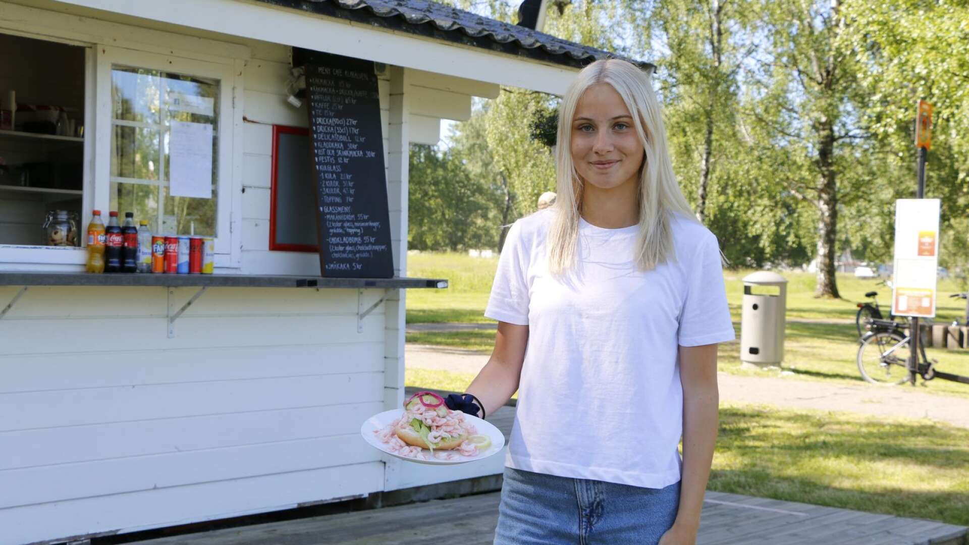 För andra året i rad driver Tilda Karlsson Café Klarälven på Hammarö.